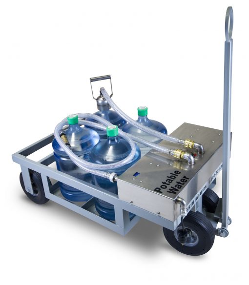 Potable Bottled Water Cart